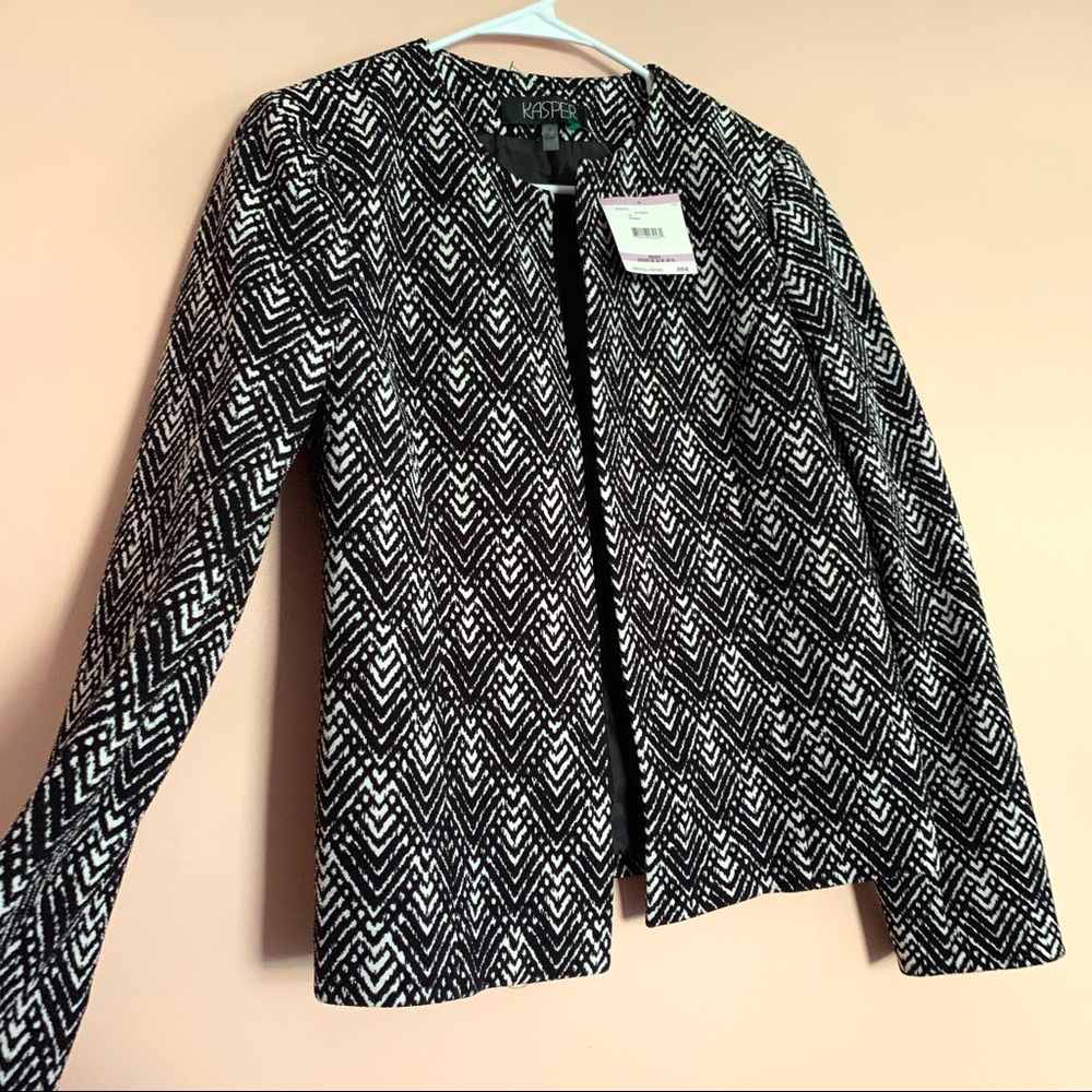 Kasper open front swing style professional blazer